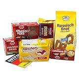 Ostpaket „Knusperpaket“ mit 7 typischen Produkten der DDR Geschenkset Ostprodukte DDR – Geschenkidee Kekspaket - 2